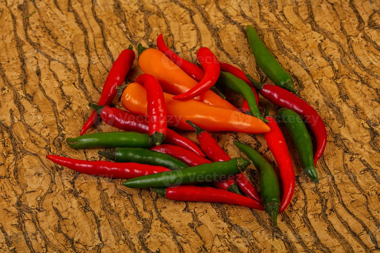 Chili pepper heap photo