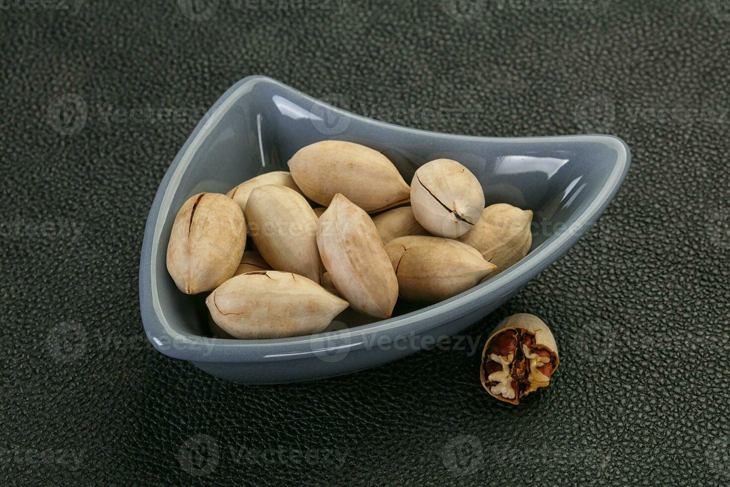Pecan nuts heap photo