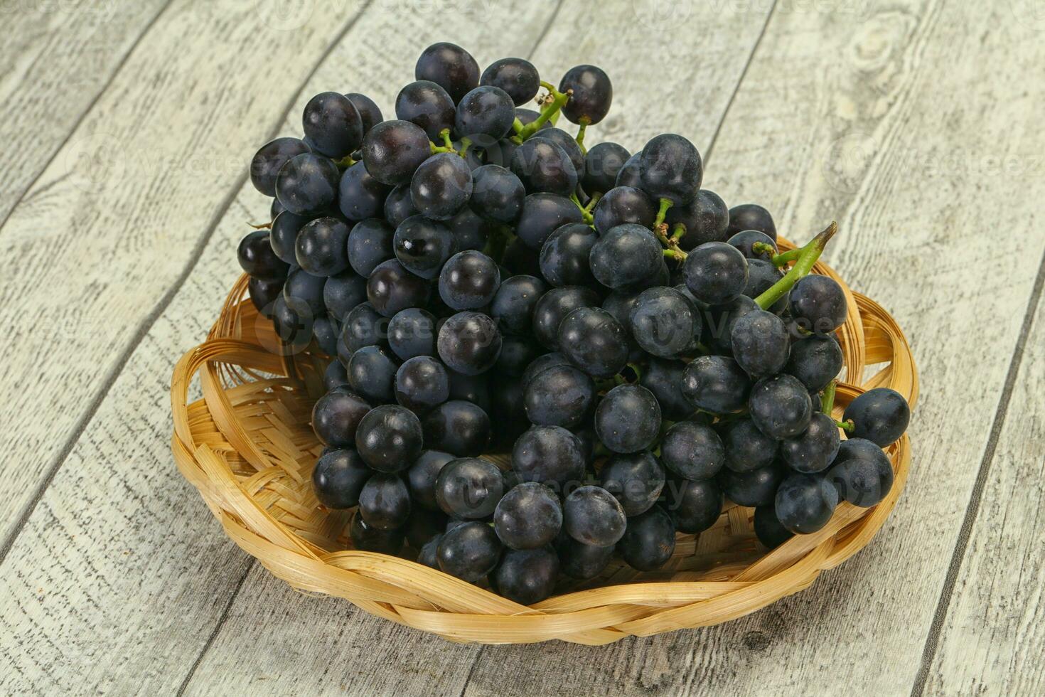 Fresh ripe sweet red grape photo