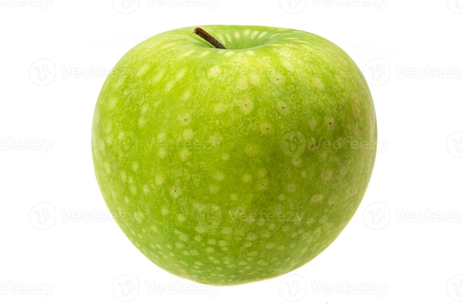 Green apple isolated on white background photo