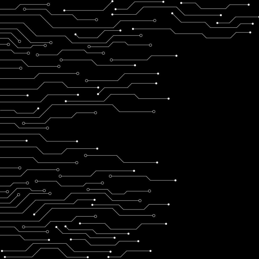 Electronic circuit board vector for technology and finance concept and education