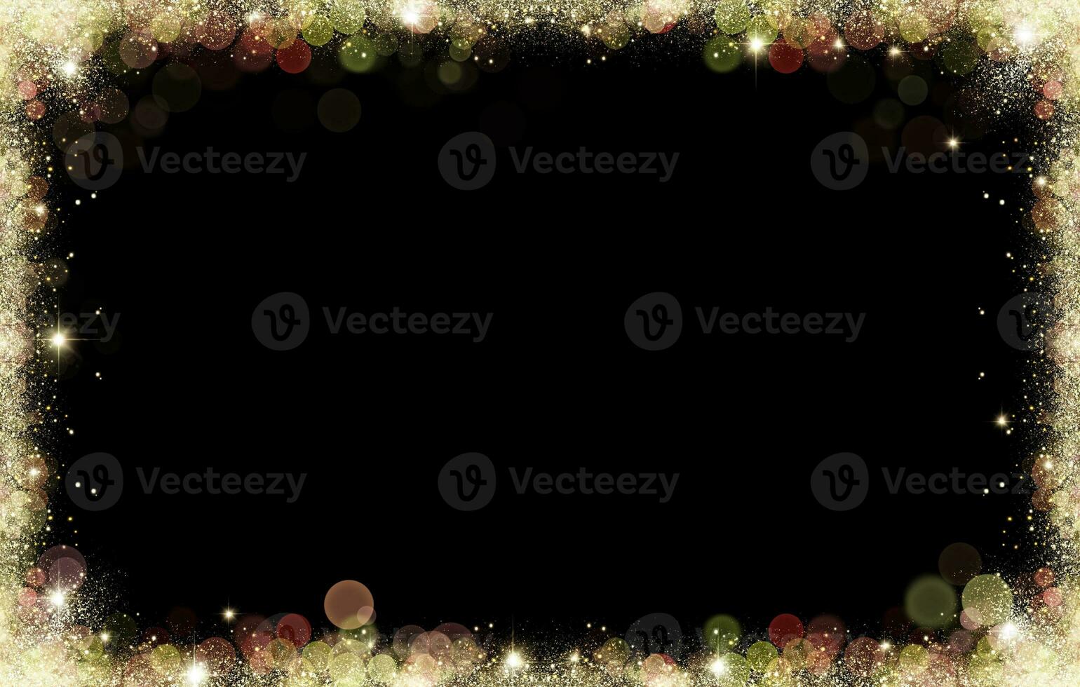 Luxury gold glitter. golden sparkle confetti. shiny glittering dust photo