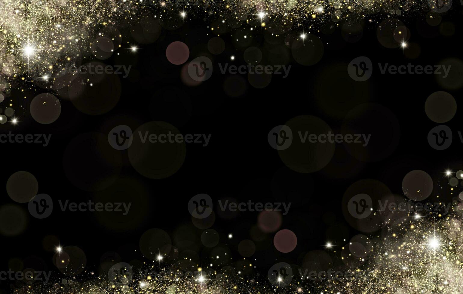 Luxury gold glitter. golden sparkle confetti. shiny glittering dust photo