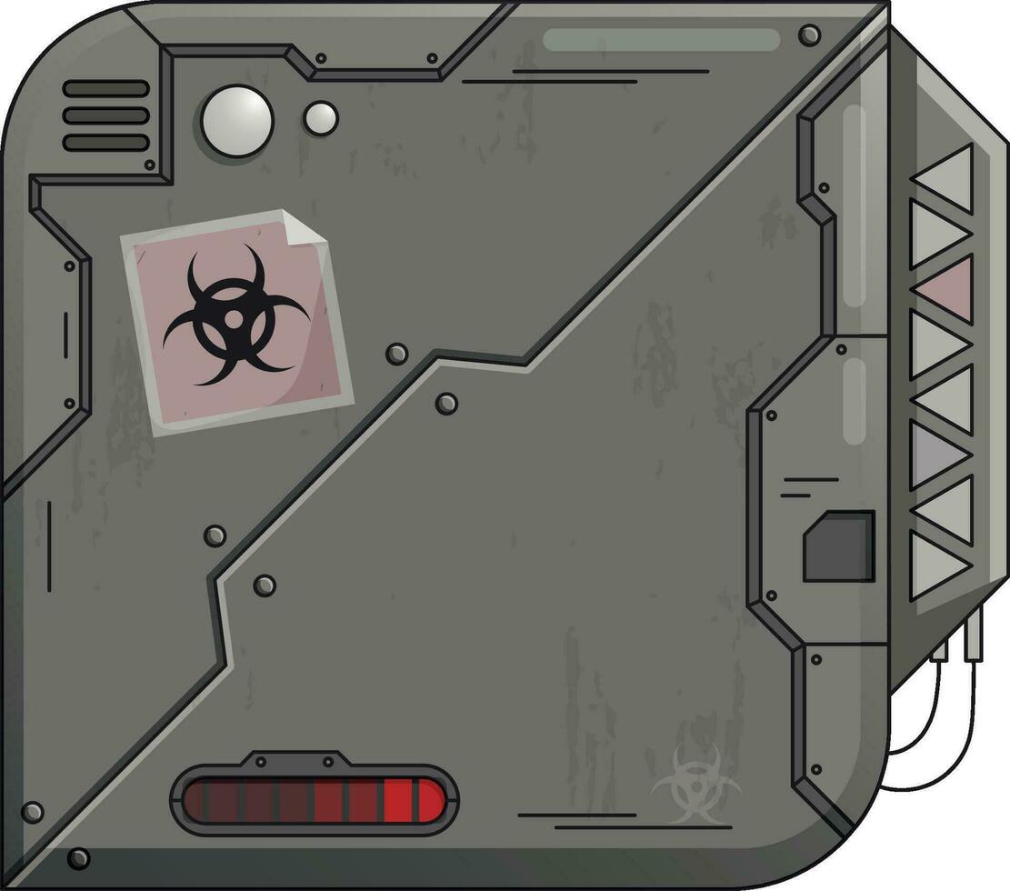 Loot Box Sci-Fi vector