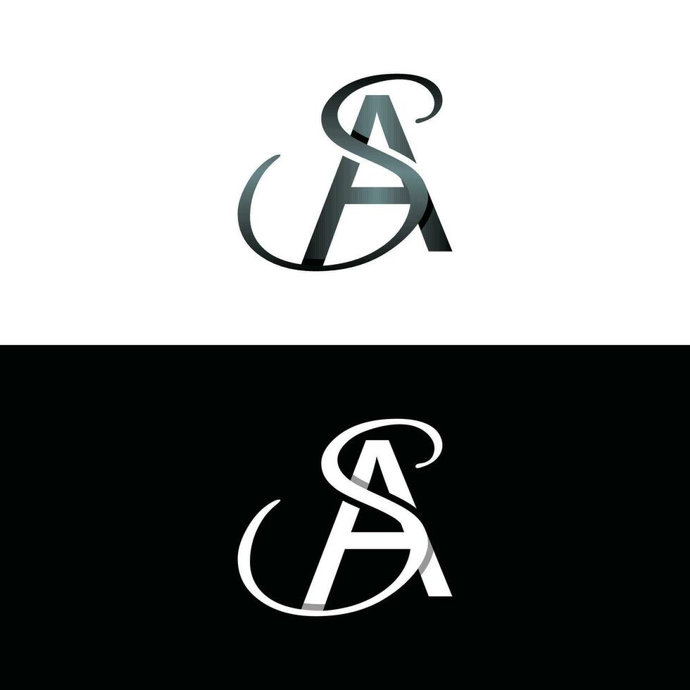 letra como lujo moderno monograma logo vector diseño, logo inicial vector marca elemento gráfico ilustración diseño modelo