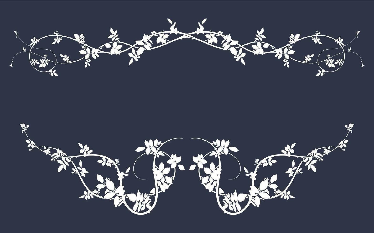 frame on a blue background pattern with weaving. vector