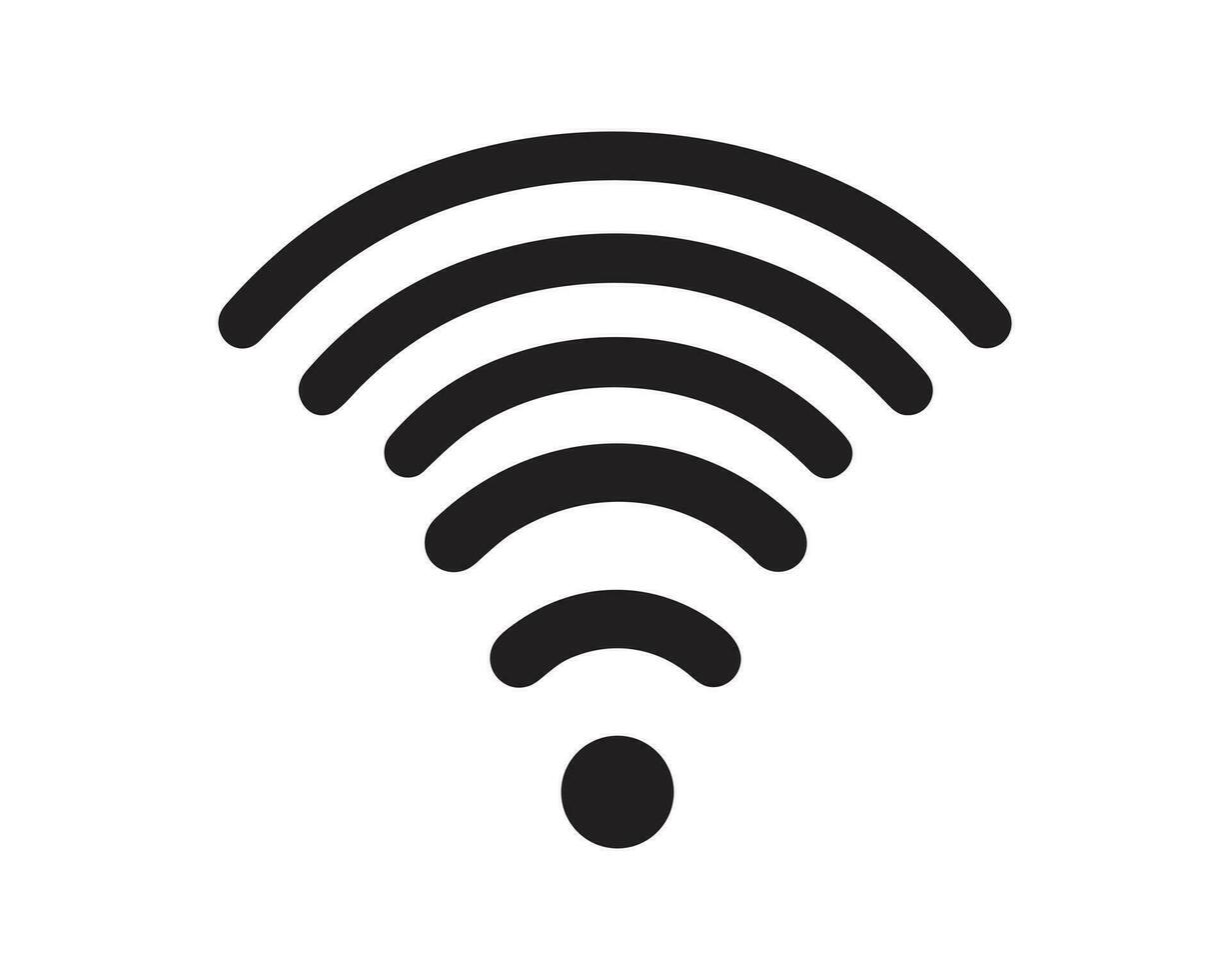 WiFi Router Outline Icons, Modem Icons, Wireless Router Connectivity, Broadband Line, Internet Connection, Access Point Vector Icons