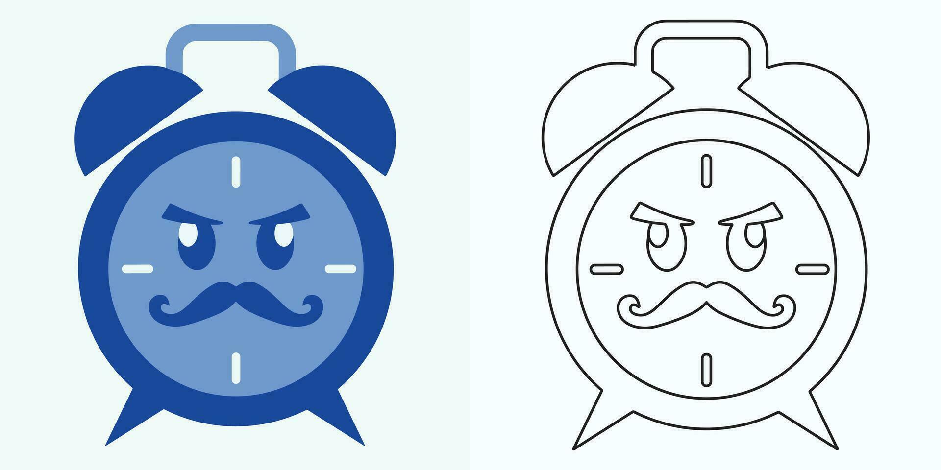 nuevo estilo término análogo reloj plano vector icono. símbolo de hora gestión, cronómetro con hora, minuto, y segundo flecha. sencillo ilustración aislado en un blanco antecedentes.
