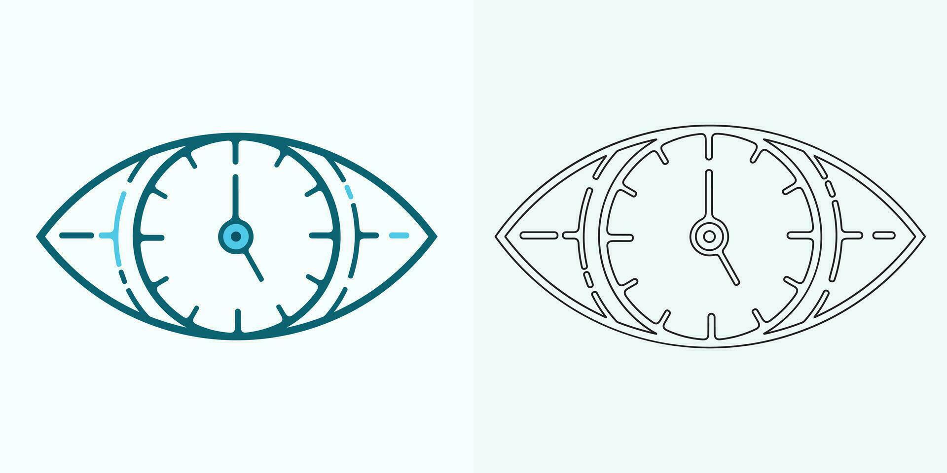 new style Analog clock flat vector icon. Symbol of time management, chronometer with hour, minute, and second arrow. Simple illustration isolated on a white background.