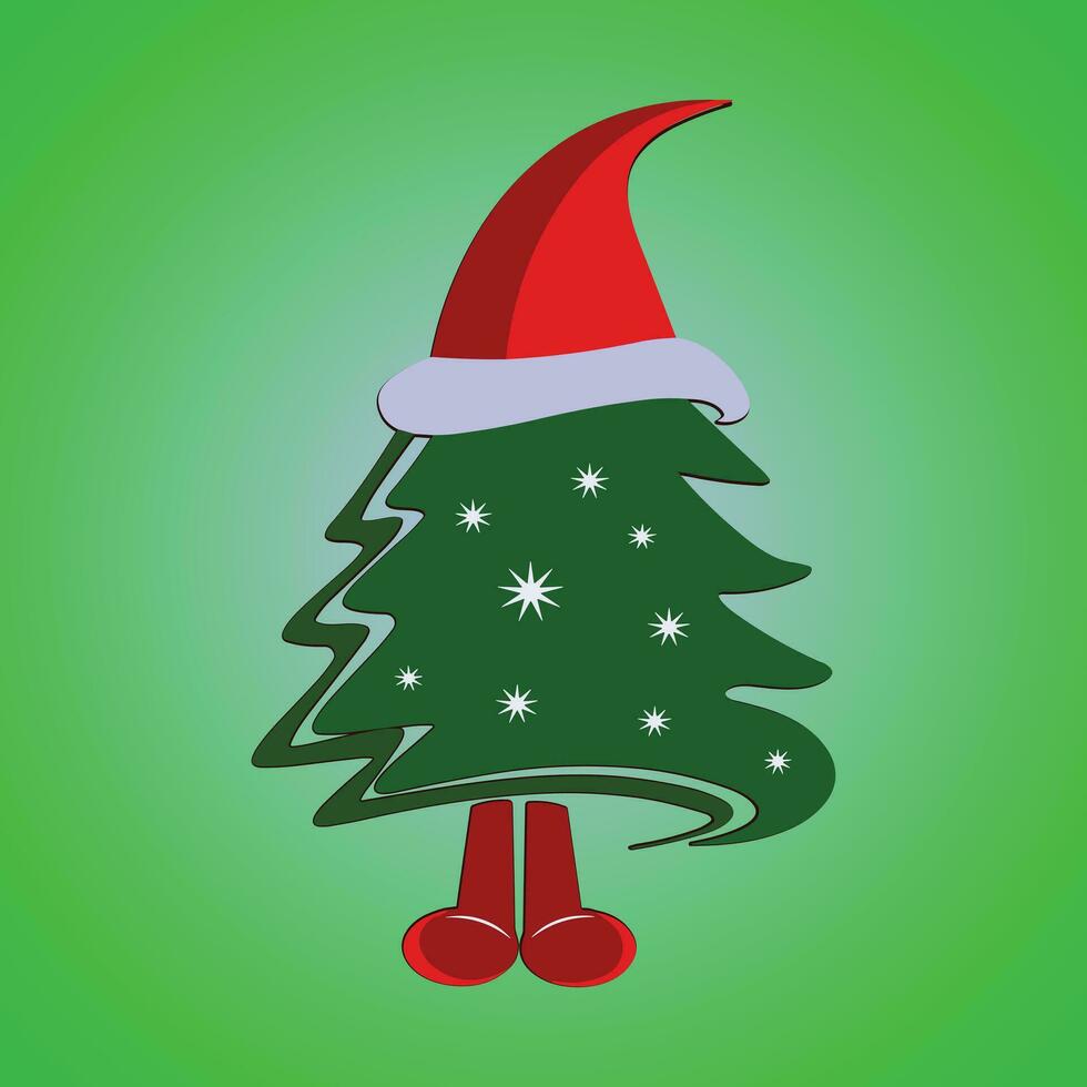 Christmas trees, pines for greeting card, invitation,banner, web. New Years and xmas traditional symbol tree with garlands, light bulb, star. Winter holiday. Icons collection vector