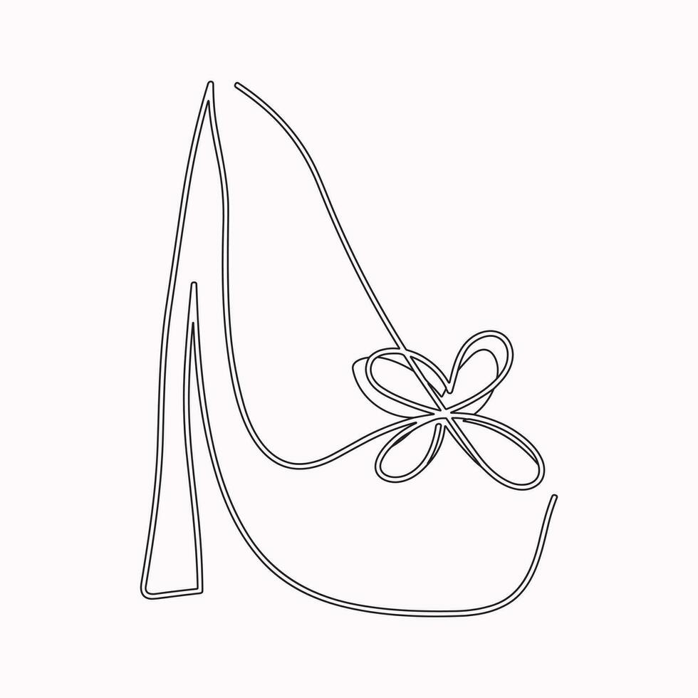 alto tacones Zapatos vector icono. lleno plano firmar para móvil concepto y web diseño. mujer zapato glifo icono. símbolo, logo ilustración