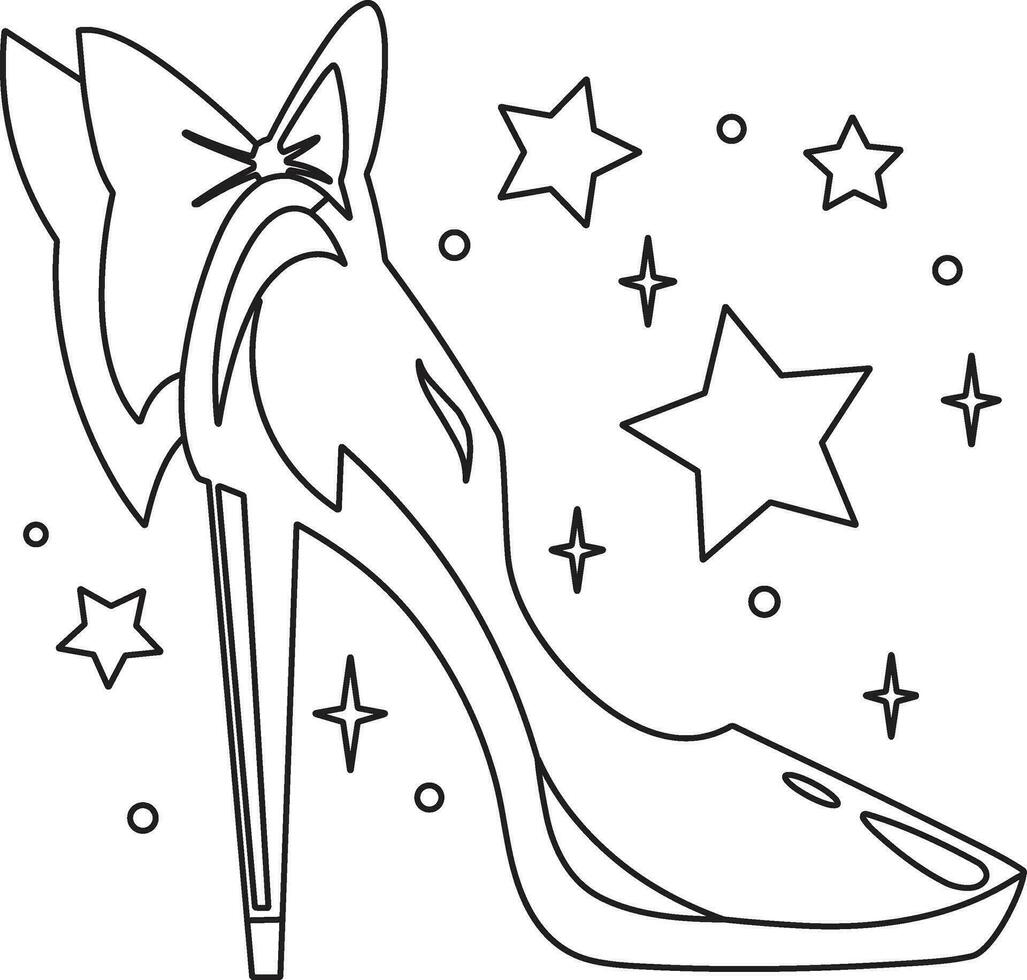 alto tacones Zapatos vector icono. lleno plano firmar para móvil concepto y web diseño. mujer zapato glifo icono. símbolo, logo ilustración