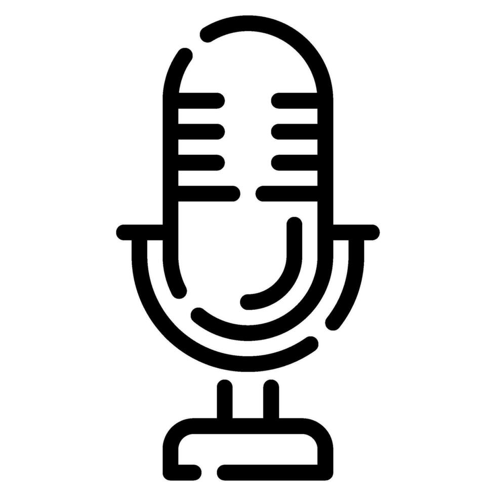 Microphone icon for web, UIUX, infographic, etc vector