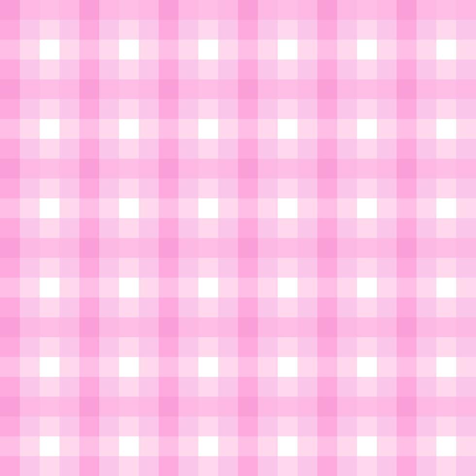 Checked plaid seamless pattern stripes pink vector