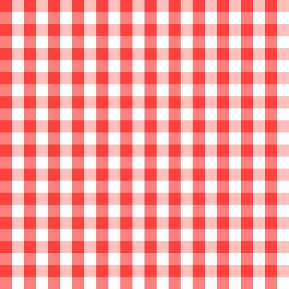 Checked seamless pattern red vector