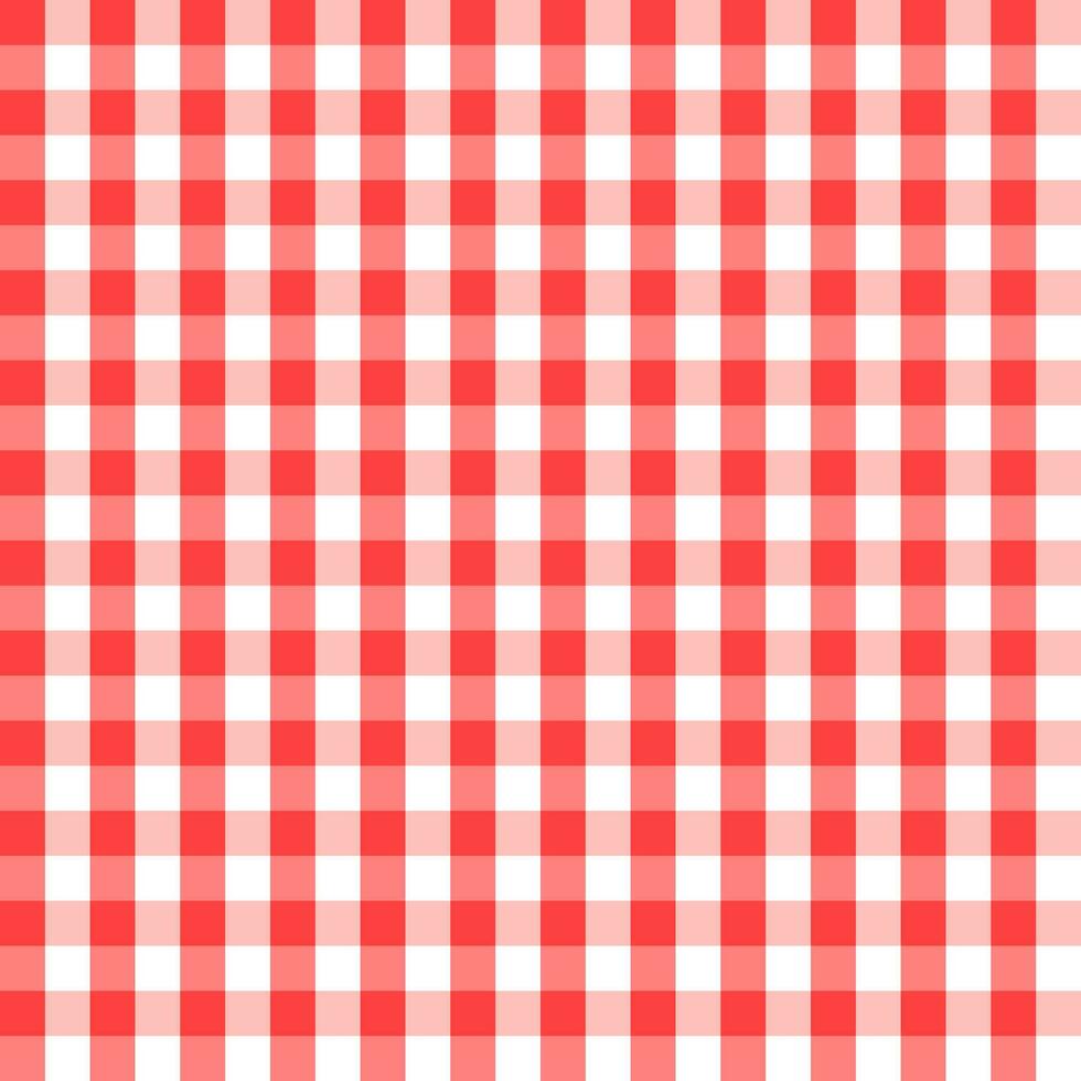 Checked seamless pattern red vector