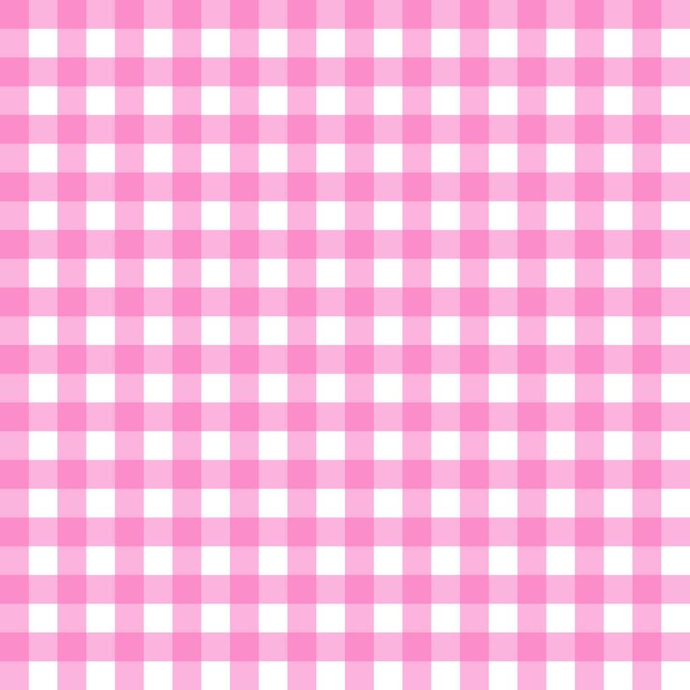 Checked seamless pattern pink sweet vector