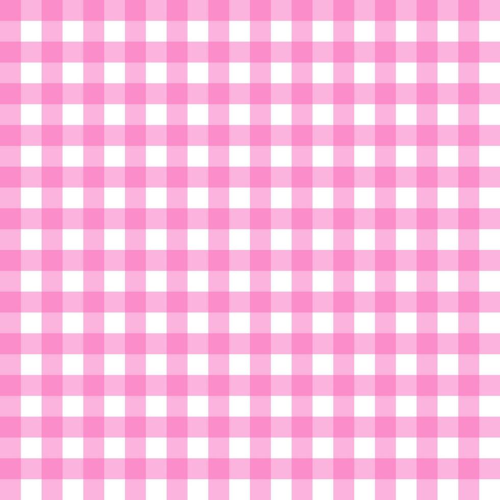 Checked seamless pattern pink sweet vector