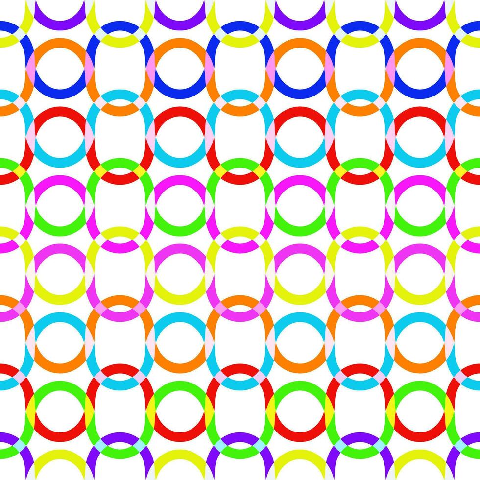 Seamless pattern wavy line fashionable graphic colorful vector