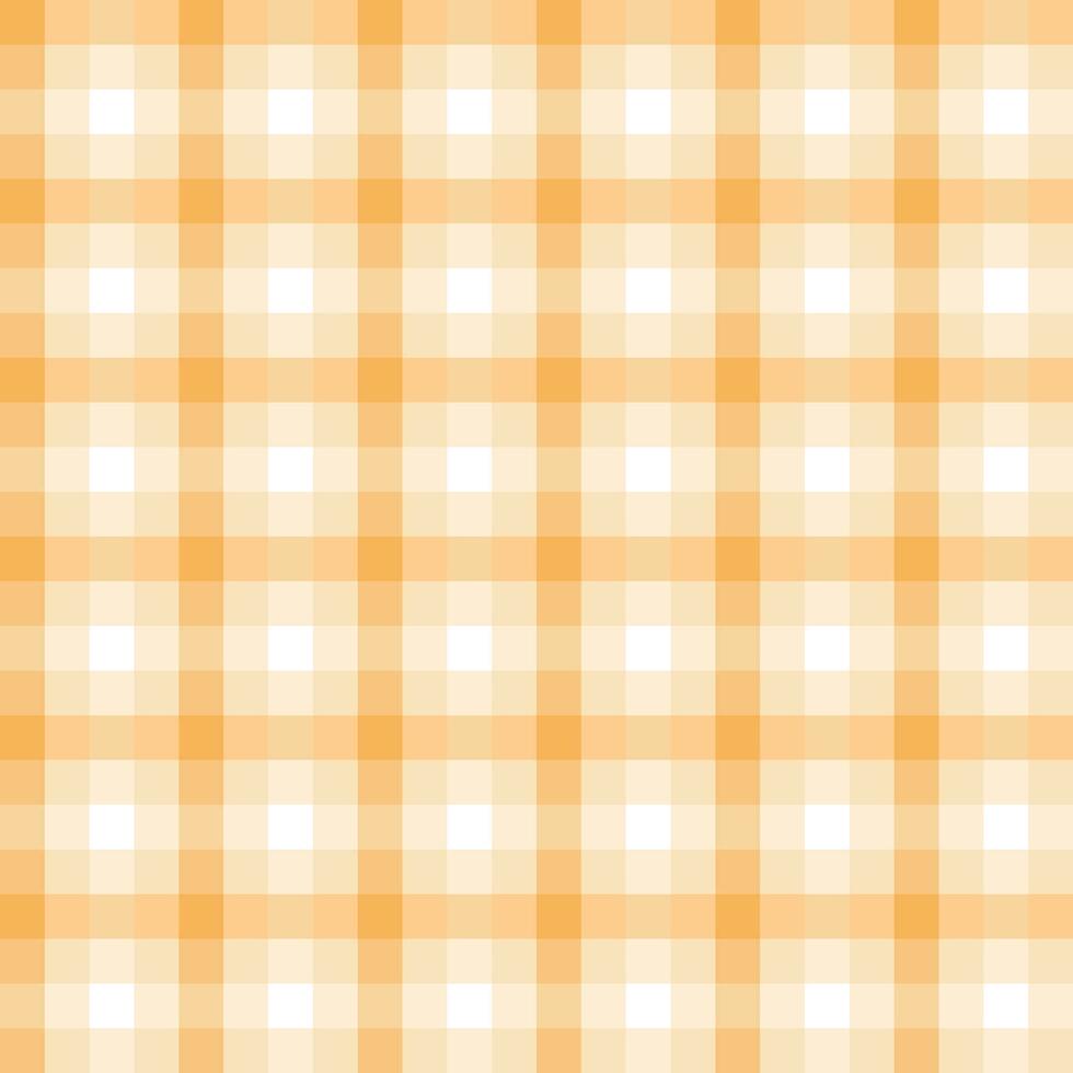Checked seamless pattern stripes orange vector