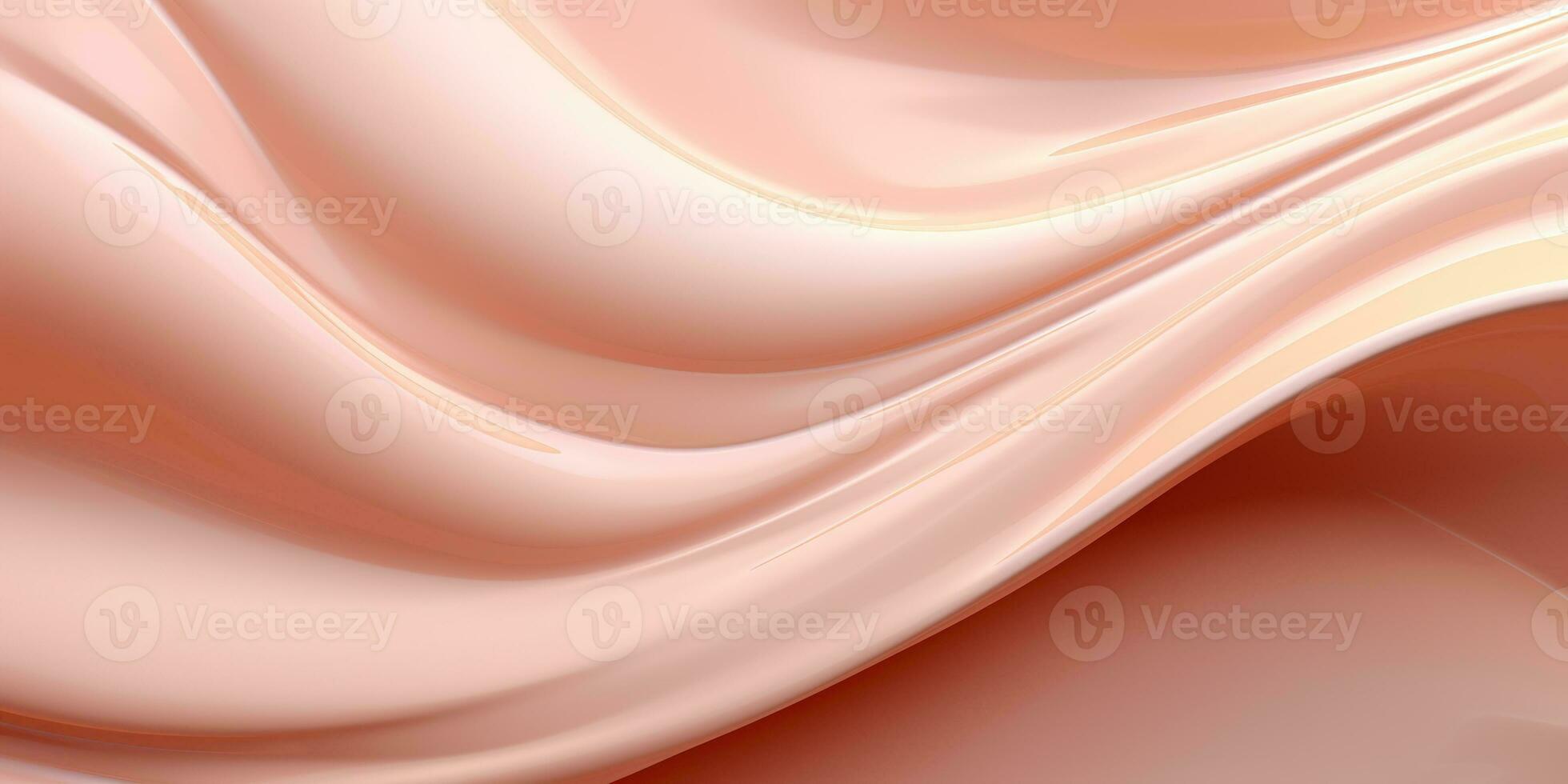 Generative AI, nude beige color background, flowing cream liquid photo