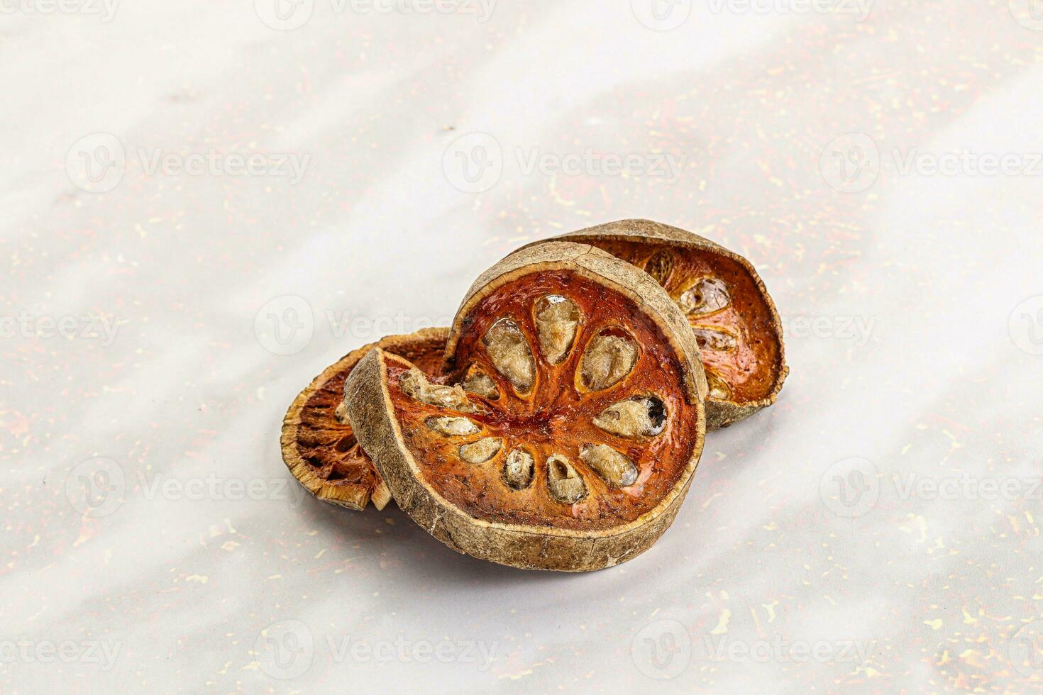 Thai cuisine - dry bael fruit photo
