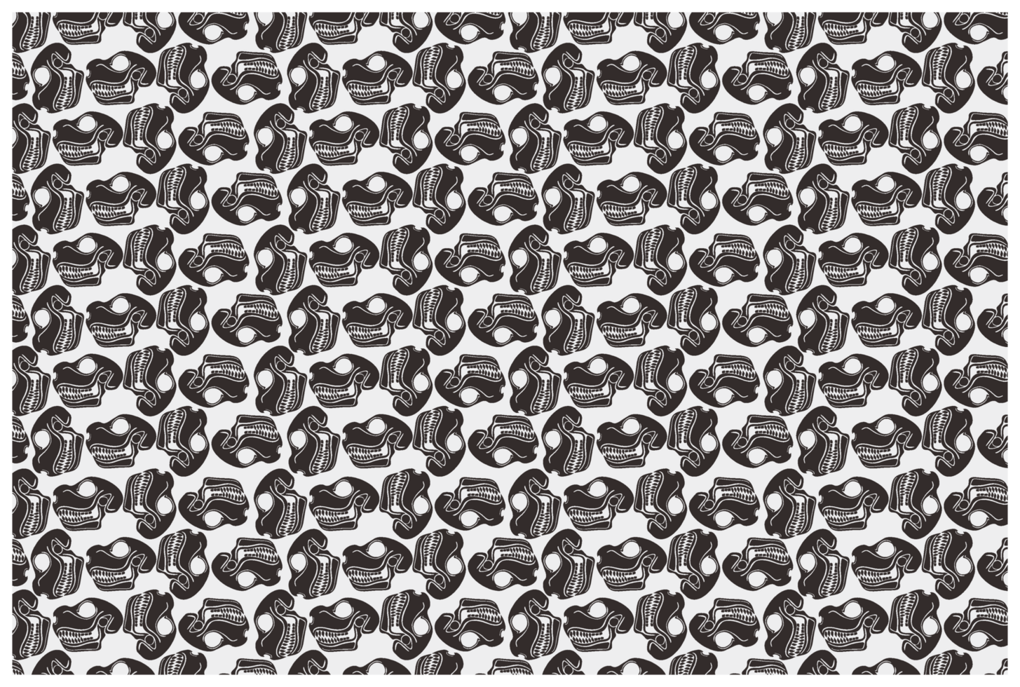 Dragon Skull Tattoo Pattern Background png