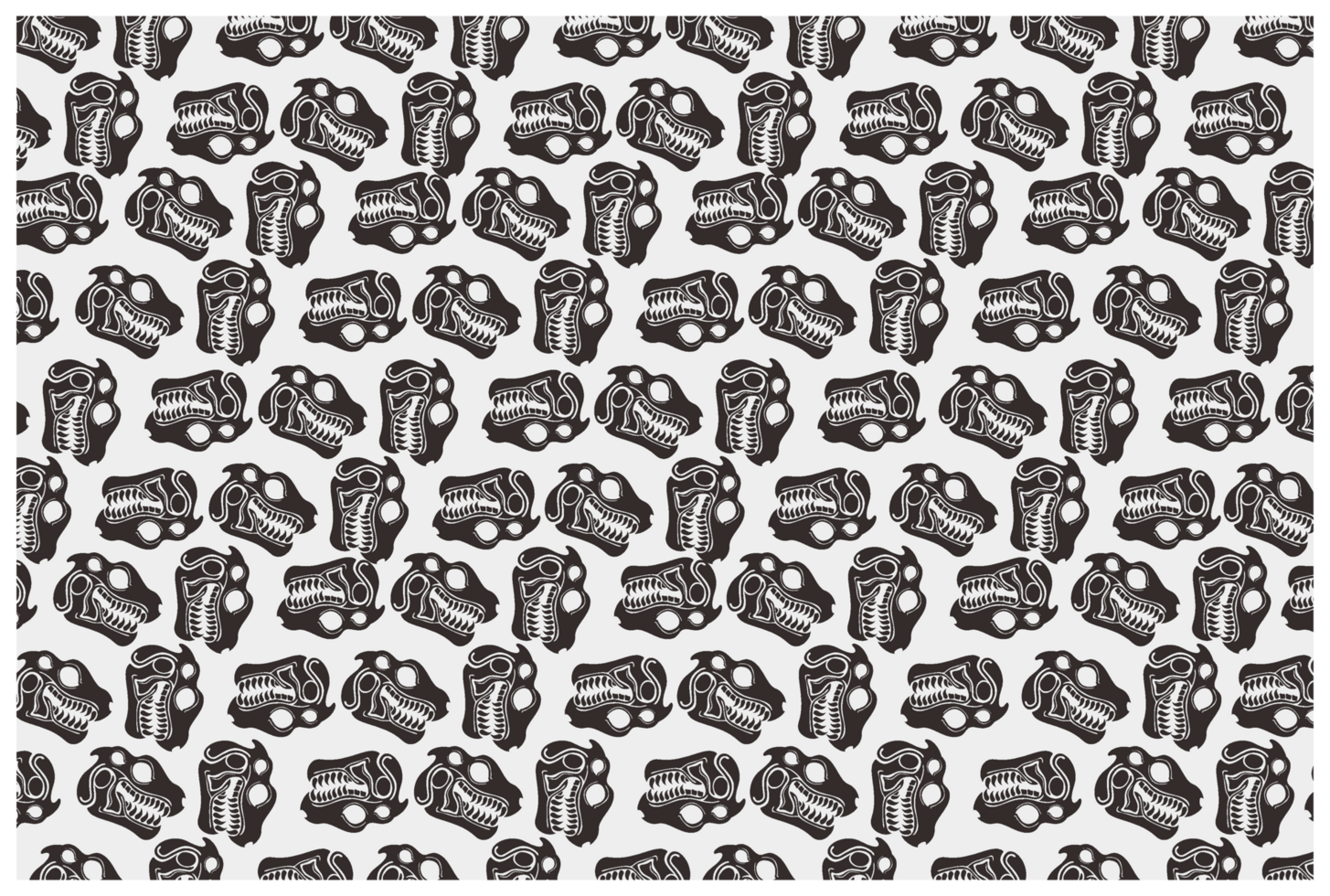 Dragon Skull Tattoo Pattern Background png