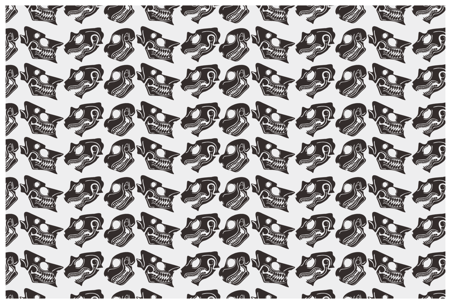 Dragon Skull Tattoo Pattern Background png