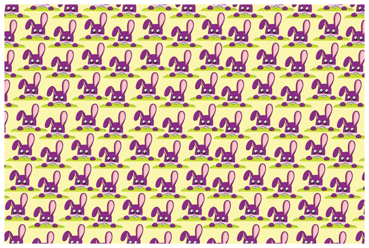 Easter Bunny Pattern Background png