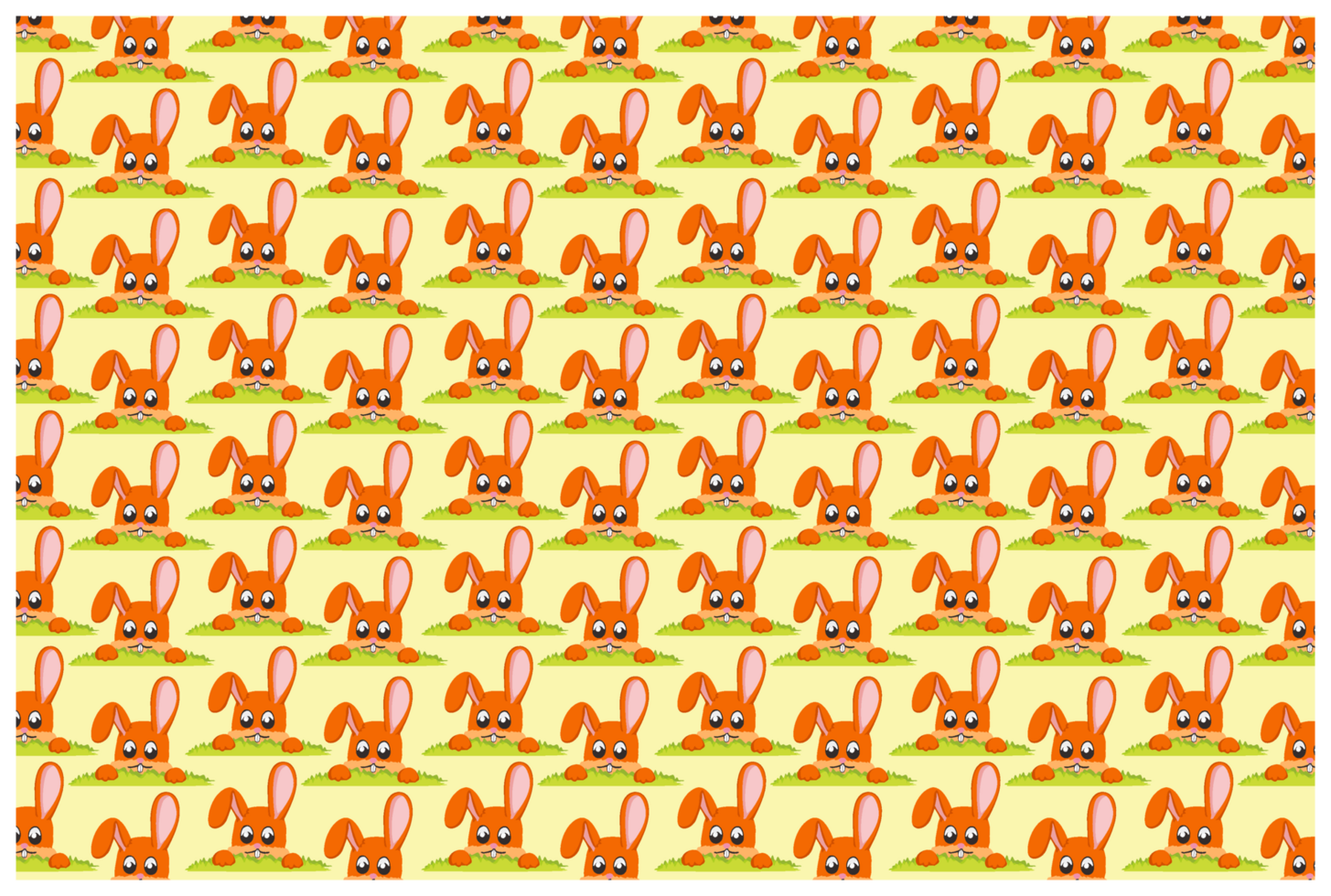 Easter Bunny Pattern Background png