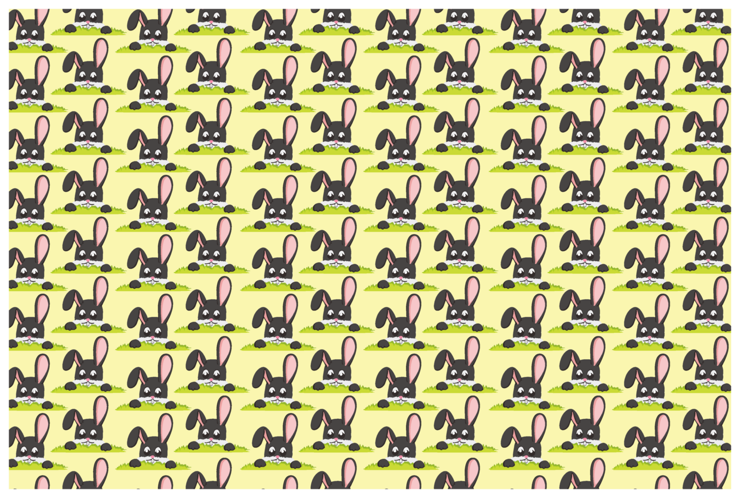 Easter Bunny Pattern Background png