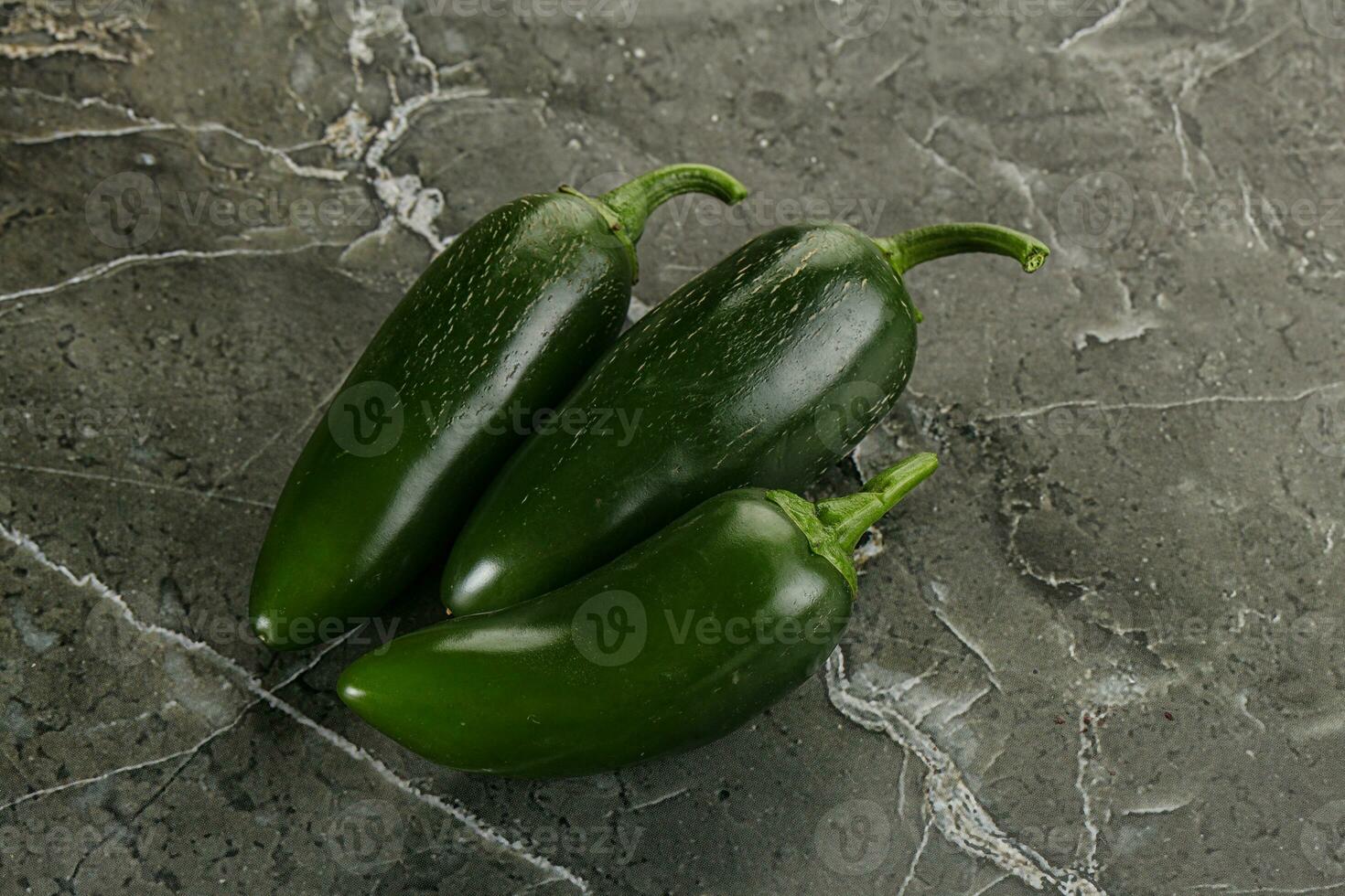 Raw green Mexican jalapeno pepper photo