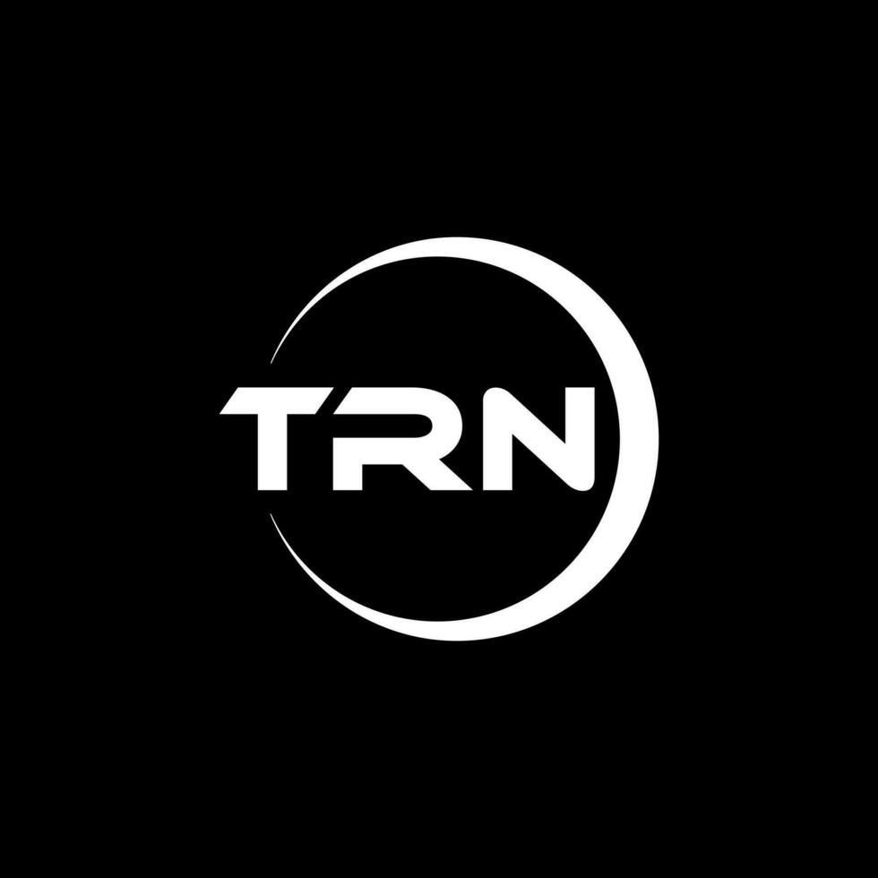 TRN Letter Logo Design, Inspiration for a Unique Identity. Modern Elegance and Creative Design. Watermark Your Success with the Striking this Logo. vector