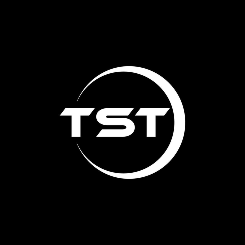 TST Letter Logo Design, Inspiration for a Unique Identity. Modern Elegance and Creative Design. Watermark Your Success with the Striking this Logo. vector