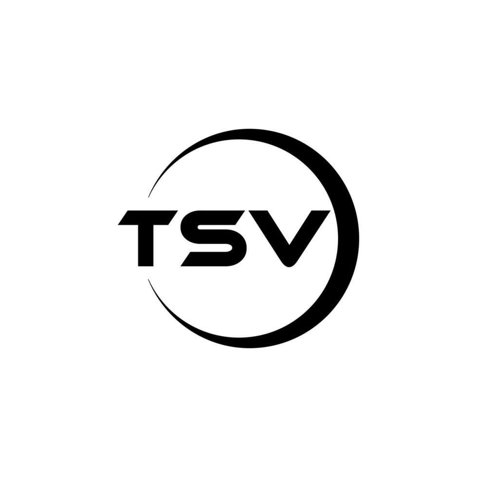 TSV Letter Logo Design, Inspiration for a Unique Identity. Modern Elegance and Creative Design. Watermark Your Success with the Striking this Logo. vector