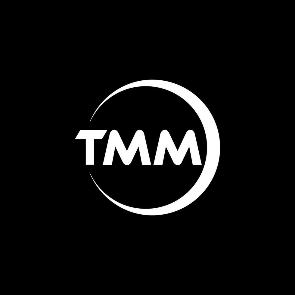 TMM Letter Logo Design, Inspiration for a Unique Identity. Modern Elegance and Creative Design. Watermark Your Success with the Striking this Logo. vector