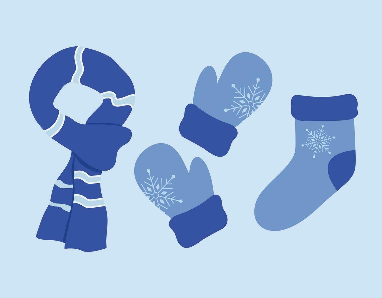 Winter theme vector arts. simple cute design art winter season vibes