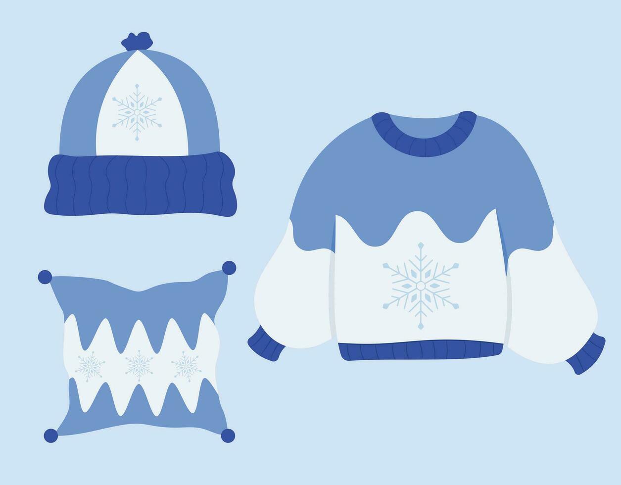 Winter theme vector arts. simple cute design art winter season vibes