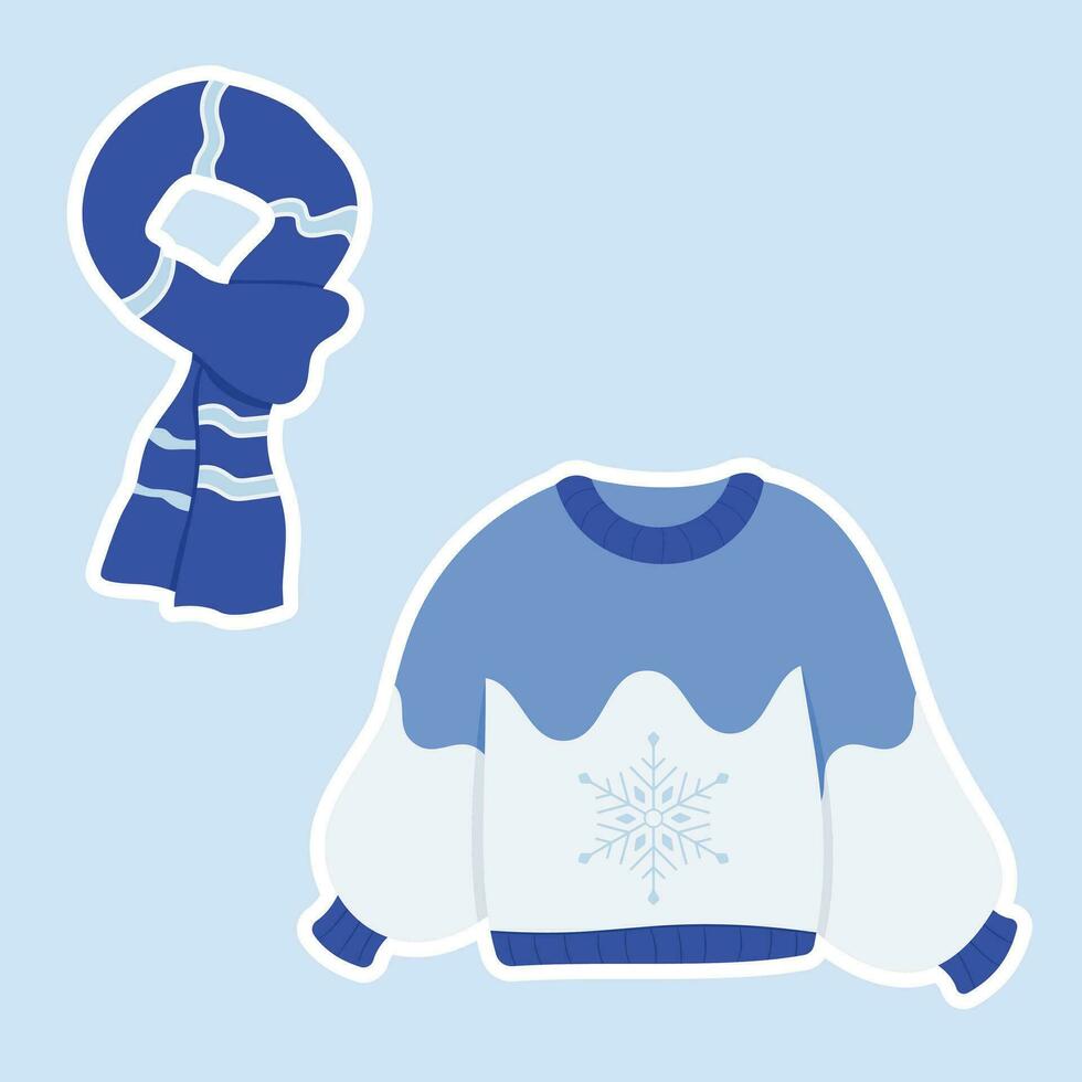 Winter theme vector arts. simple cute design art winter season vibes