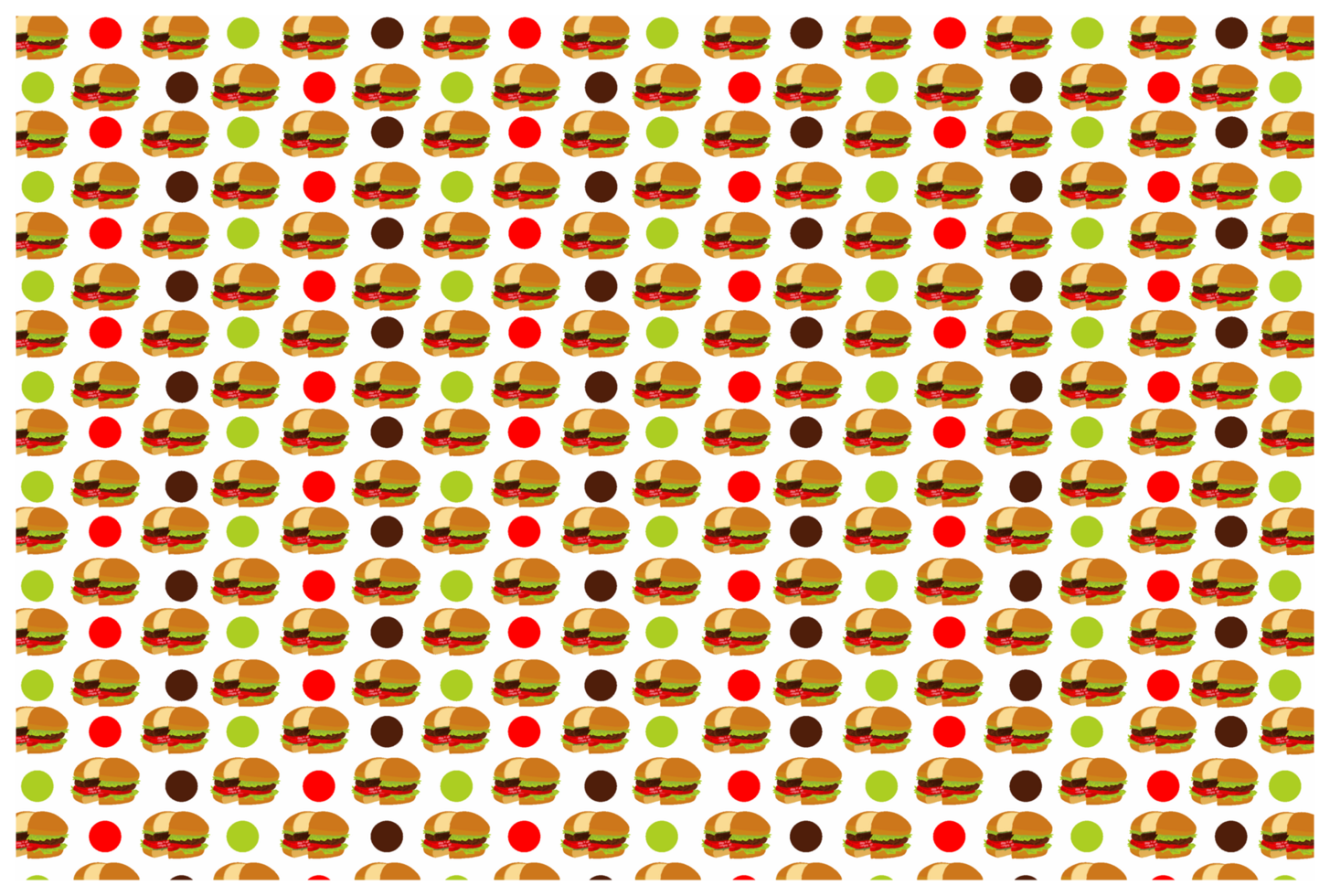 Hamburger Pattern Background png