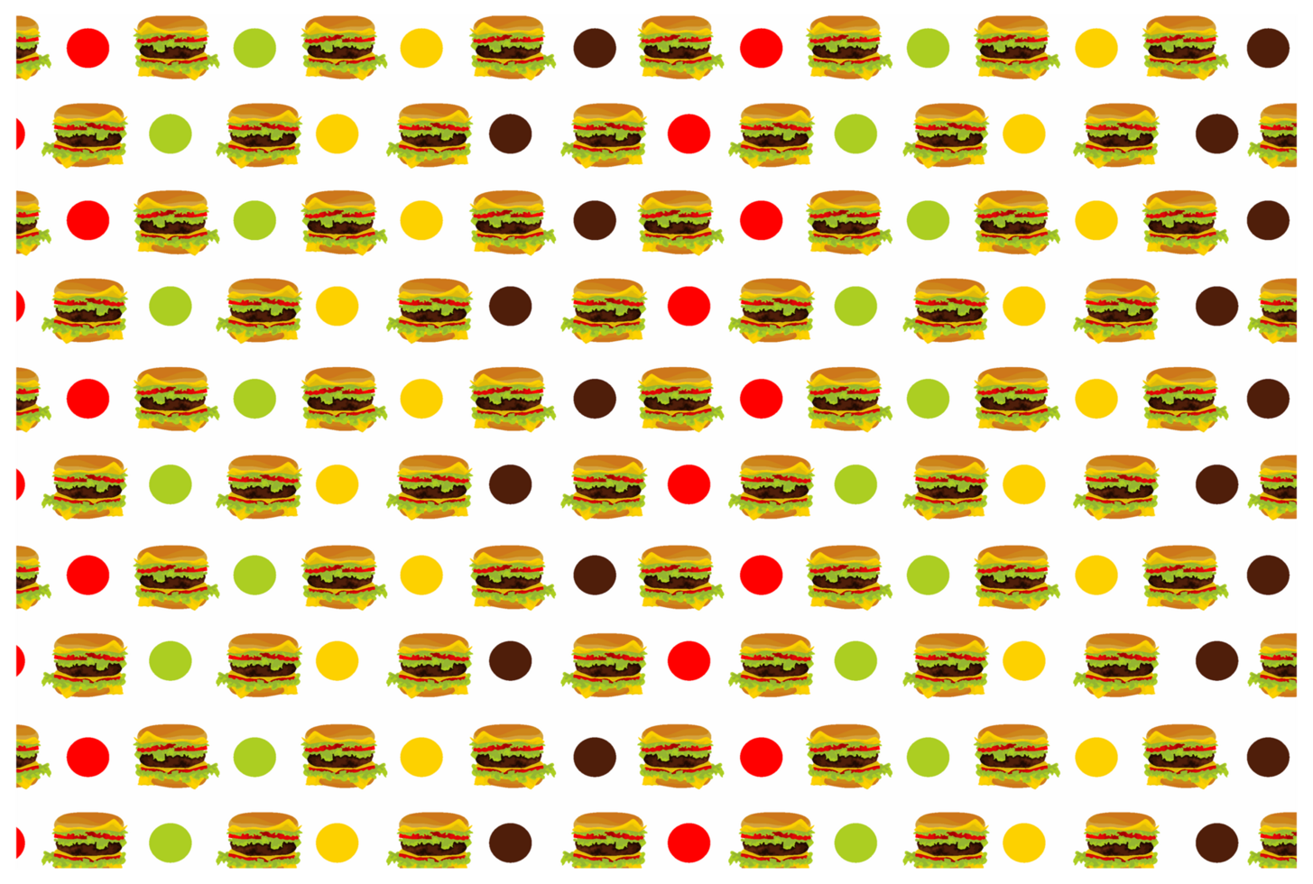 Hamburger Pattern Background png
