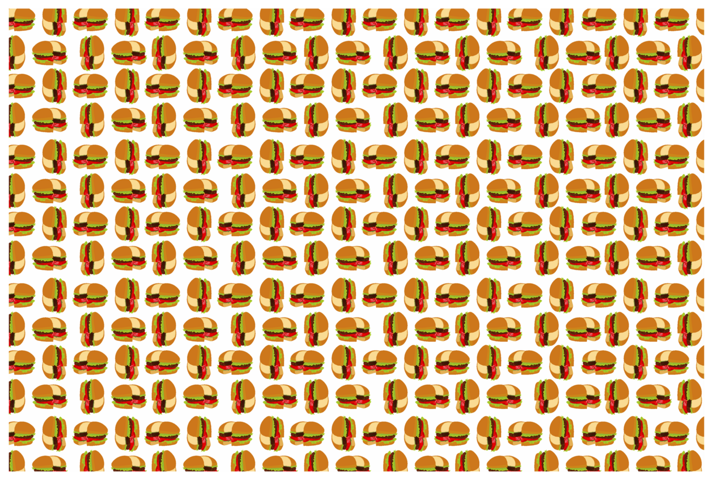 Hamburger Pattern Background png
