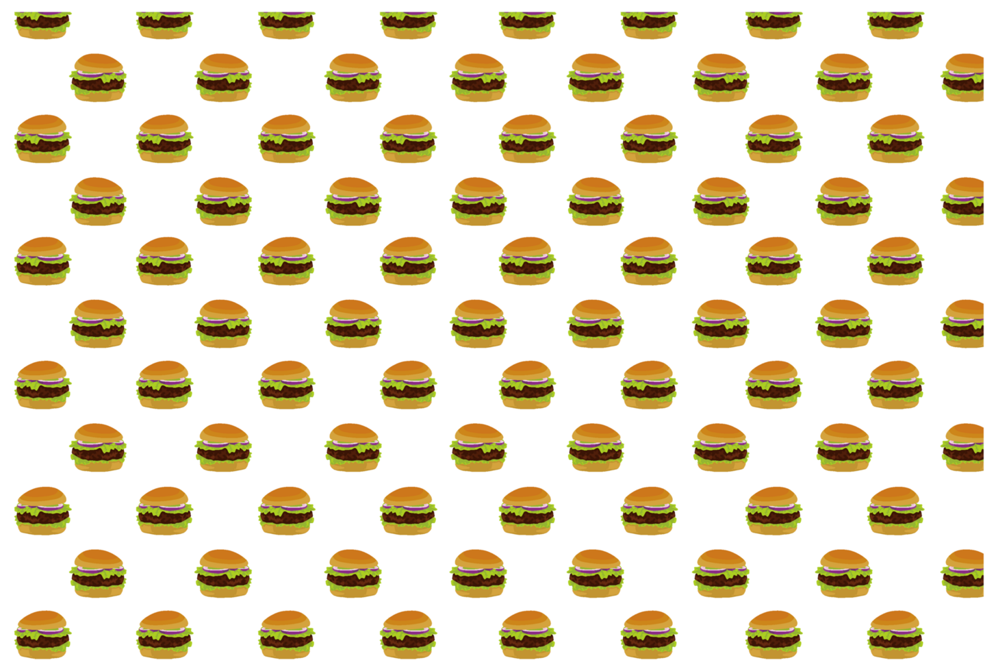 Hamburger Pattern Background png