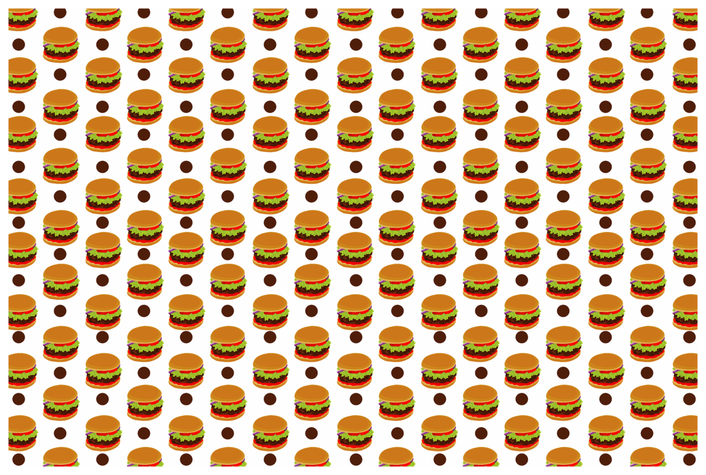 Hamburger Pattern Background png