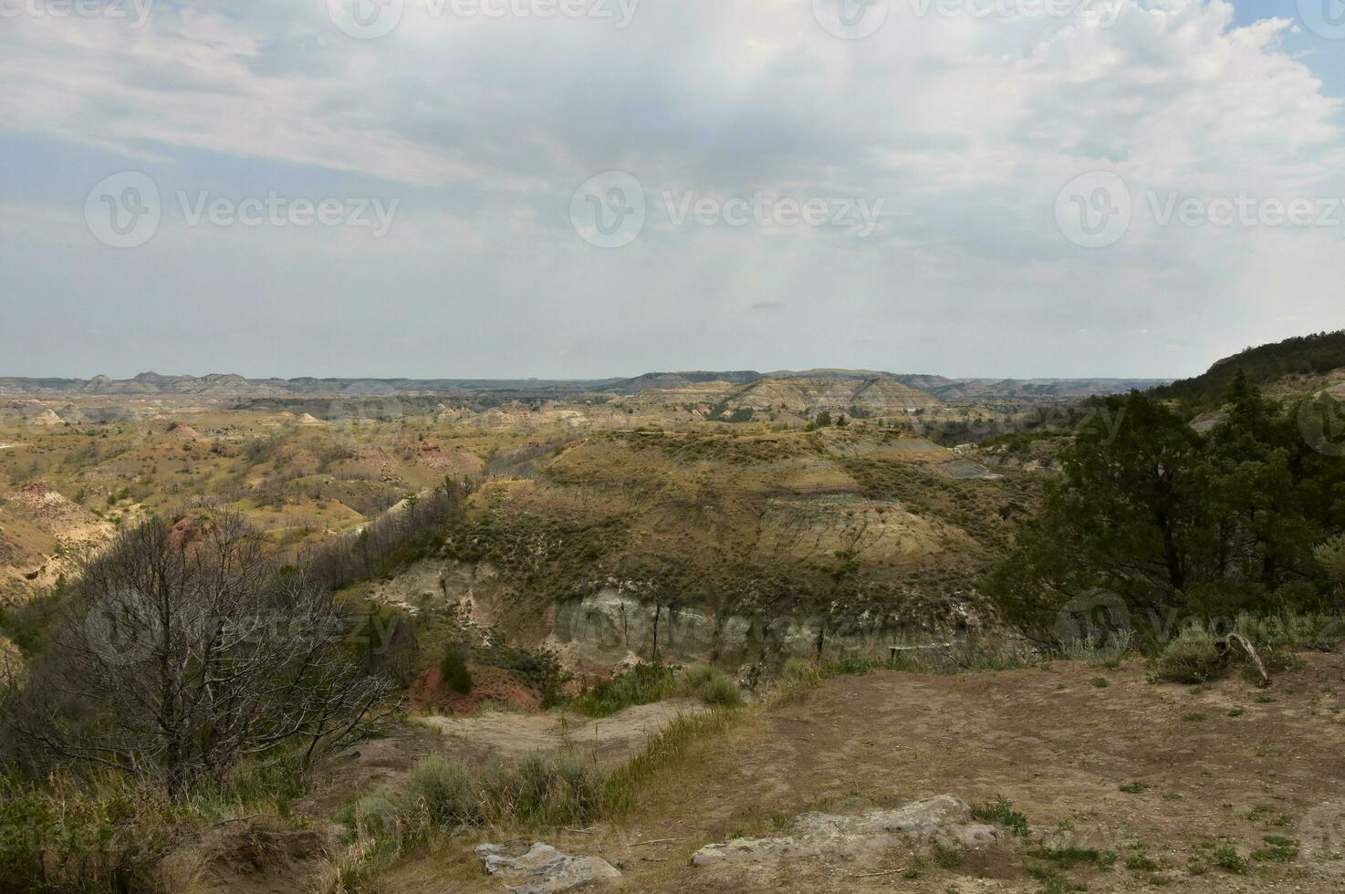 Striations and Layers Visible in the Hills photo