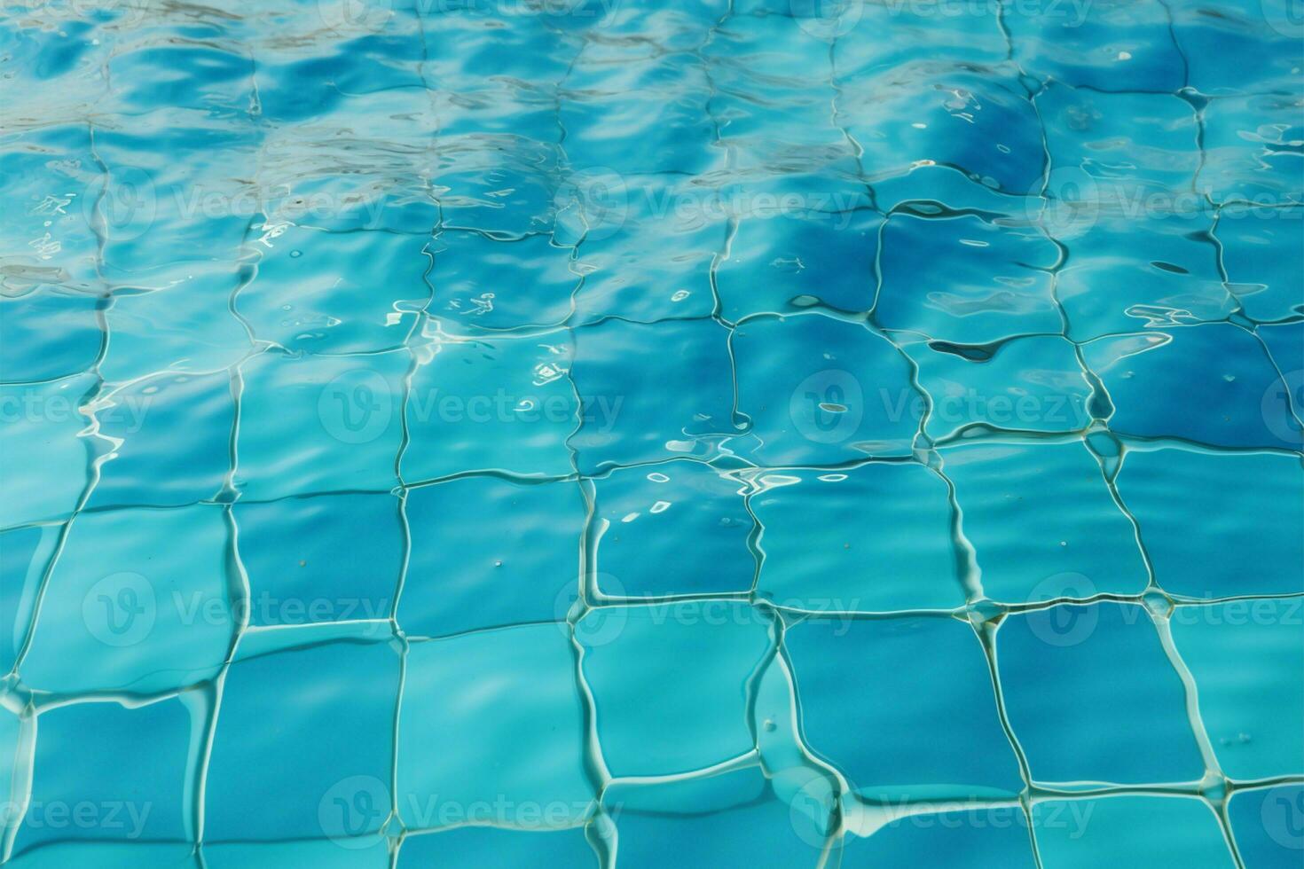 Rippling pool water offers a soothing and picturesque aquatic backdrop AI Generated photo