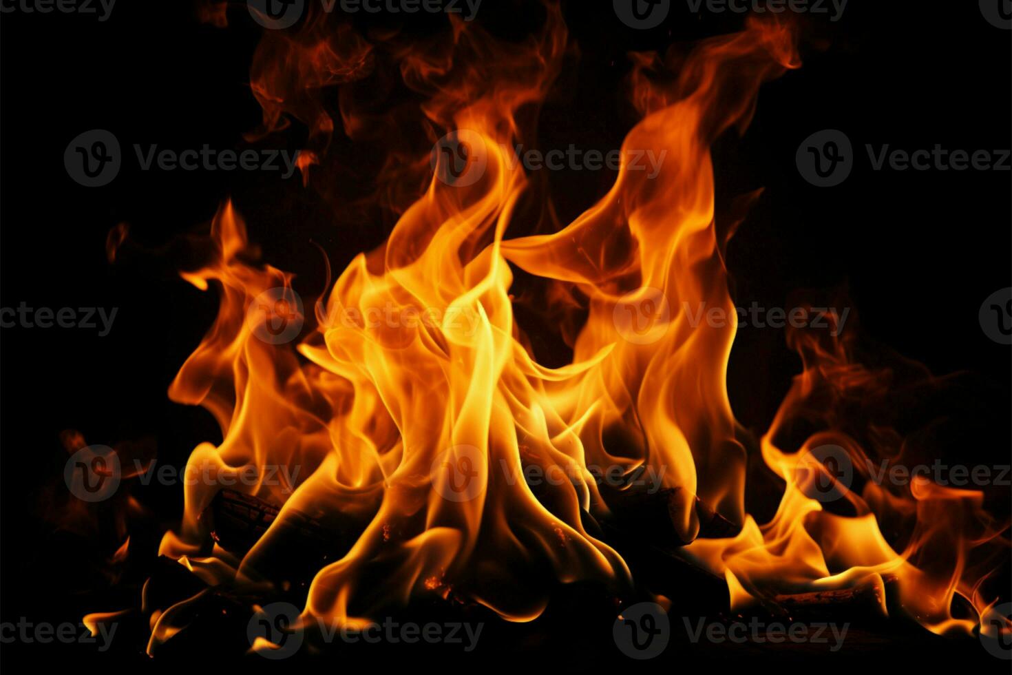 fuego textura ardiente material fondo, un ardiente resplandor y antorcha ai generado foto