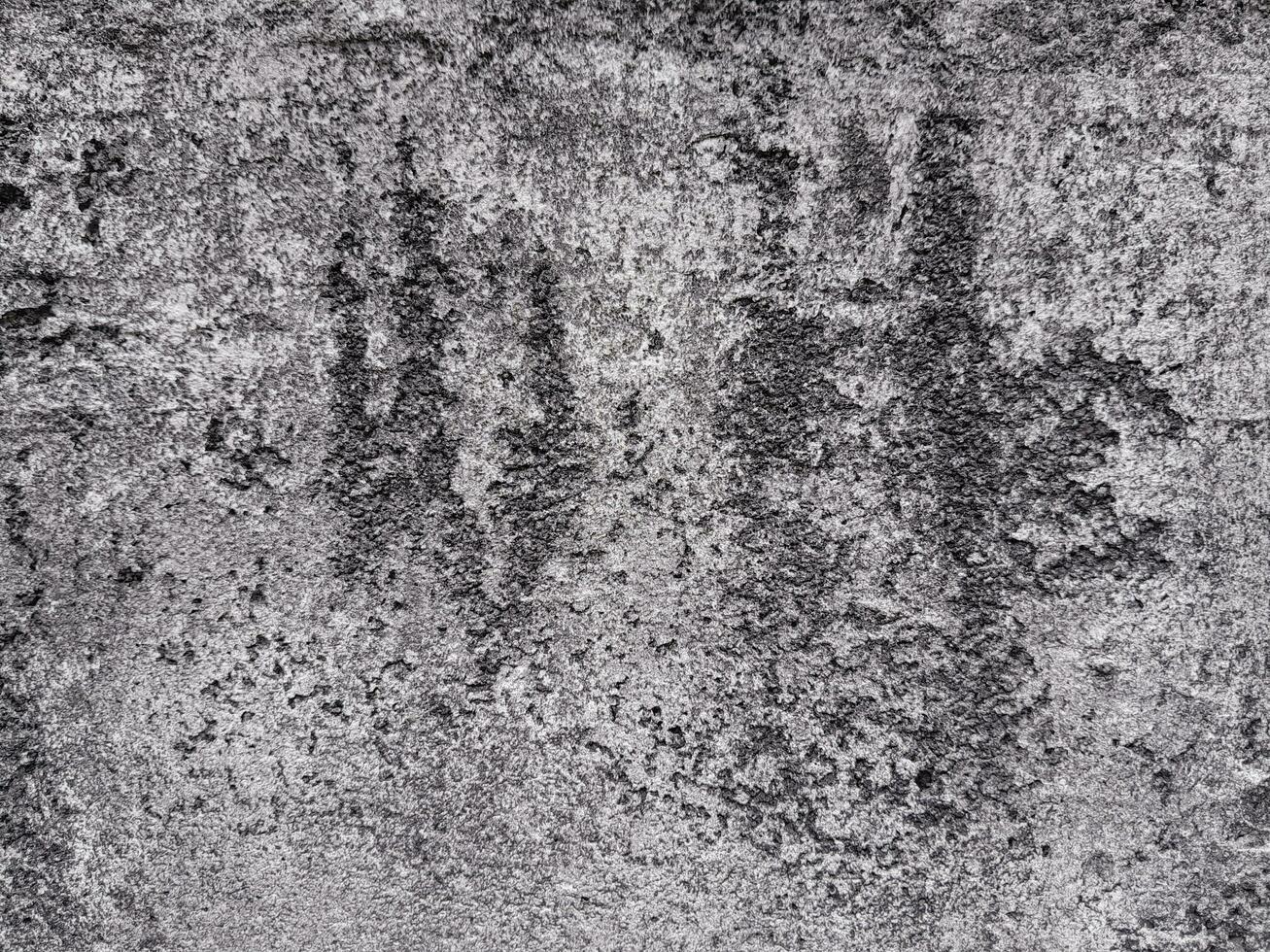 sucio pared de gris hormigón textura con agrietado superficie desde arena y cemento materiales foto