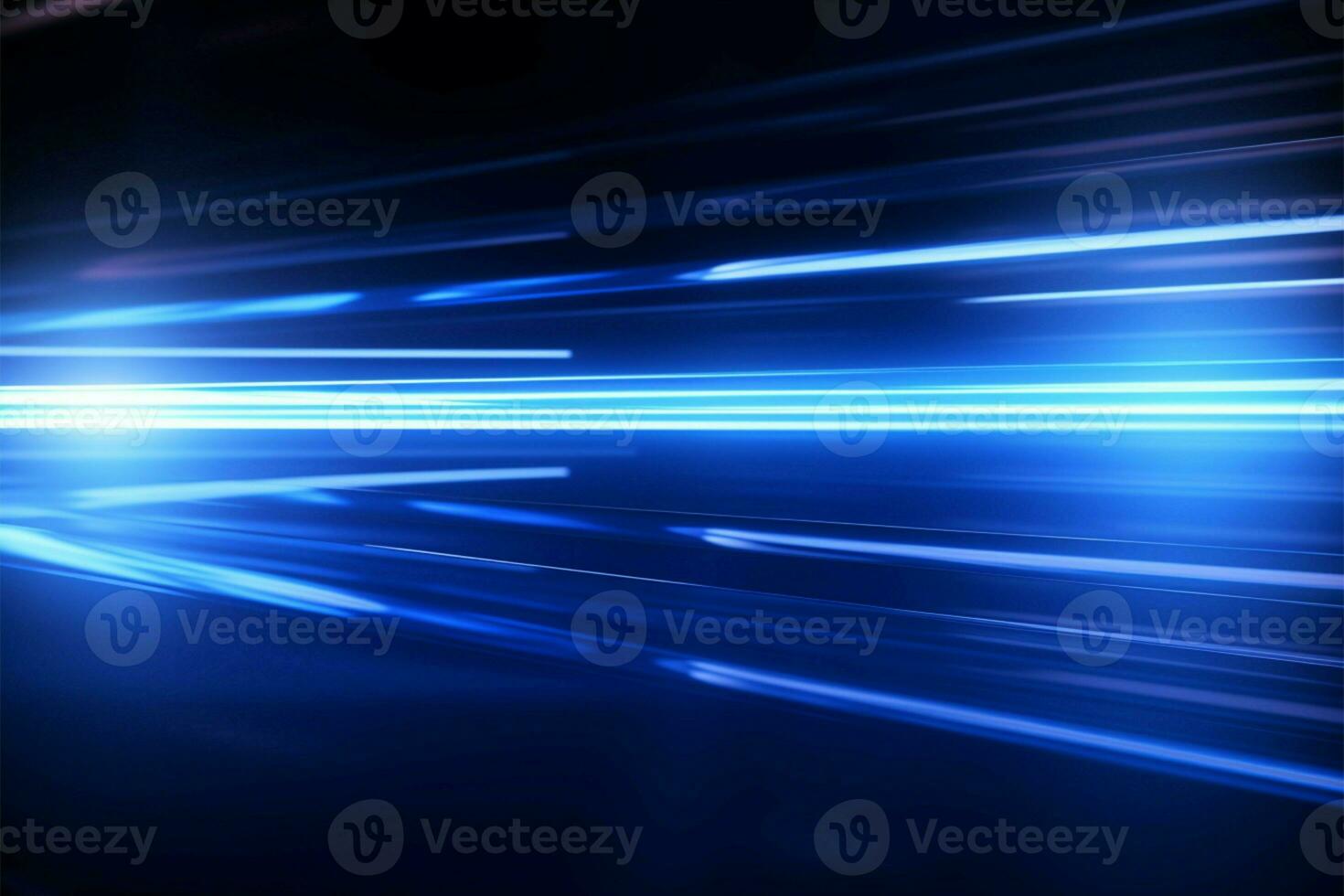 Radiant blue stripes background, a luminescent and mesmerizing design AI Generated photo